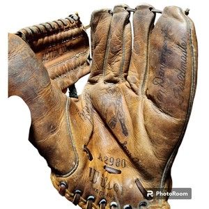 Wilson's Baseball Glove Jim Davenport 1960's A2980 Patent 2231204 398340-1941